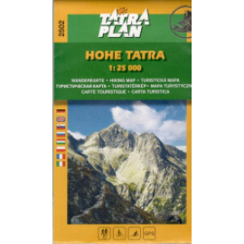 Hohe Tatra 1:25 000 mapa