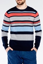 Gant Multi Stripe Crew