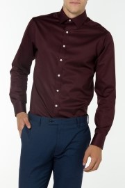 Gant Stretch Plain Sateen Slim Town