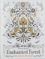 Enchanted Forest - 12 Colour-in Notecard - cena, porovnanie