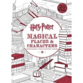Harry Potter Magical Places & Characters Postcard Colouring Book - 20 Postcards to Colour
