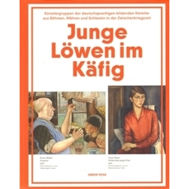 Junge Löwen im Käfig