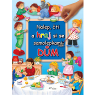 Dům - Nalep, čti a hraj si se samolepkami - cena, porovnanie