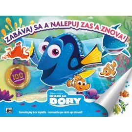 Zabávaj sa a nalepuj zas a znova! Hľadá sa Dory