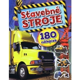 Stavebné stroje - 180 nálepiek