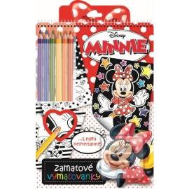 Zamatové vymaľovanky Minnie