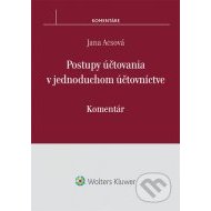 Postupy účtovania v jednoduchom účtovníctve - Komentár - cena, porovnanie