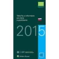 Tabuľky a informácie pre dane a podnikanie 2015 - cena, porovnanie