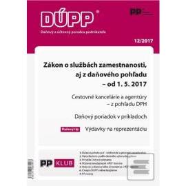 DUPP 12 2017 Zákon o službách zamestnanosti aj z daňového pohľadu - od 1.5.2017