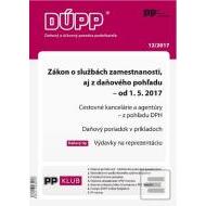 DUPP 12 2017 Zákon o službách zamestnanosti aj z daňového pohľadu - od 1.5.2017 - cena, porovnanie