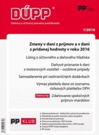 Daňový a účtovný poradca podnikateľa 1 2016