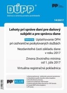 DUPP 14 2017 Lehoty pri správe daní pre daňový subjekt a pre správcu dane - cena, porovnanie