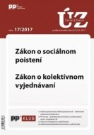 UZZ 17 2017 Zákon o sociálnom poistení, Zákon o kolektívnom vyjednávaní - cena, porovnanie