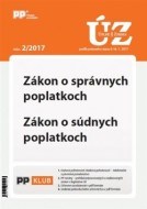 UZZ 2/2017 Zákon o správnych poplatkoch, Zákon o súdnych poplatkoch - cena, porovnanie