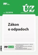 UZZ 32 2016 Zákon o odpadoch - cena, porovnanie