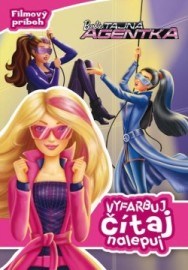 Barbie Tajná agentka - vyfarbuj, čítaj, nalepuj