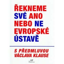 Řekneme své ano nebo ne evropské ústavě