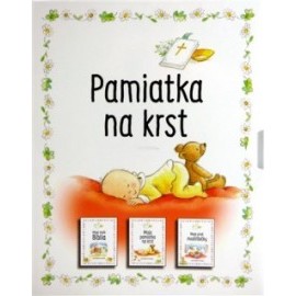 Pamiatka na krst - kolekcia troch knižiek