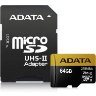 A-Data Micro SDXC UHS-I U3 64GB - cena, porovnanie