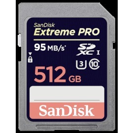 Sandisk SDXC Extreme Pro Class 10 512GB