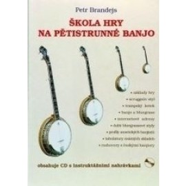 Škola hry na pětistrunné banjo + CD