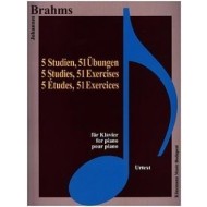 Brahms, 5 Studien, 51 Übungen - cena, porovnanie