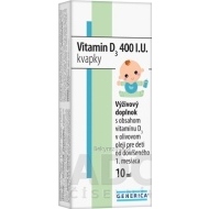 Generica Vitamin D3 400I.U. 10ml - cena, porovnanie