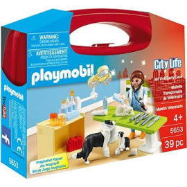 Playmobil 5653 Prenosný box - Návšteva u veterinára