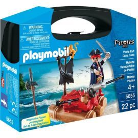 Playmobil 5655 Prenosný box - Pirát na plti