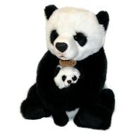 Alltoys Rappa Panda s mláďatou 27 cm - cena, porovnanie