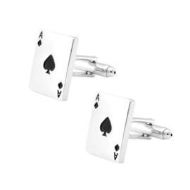Manžetové gombíky - Poker eso (Ace) 0042