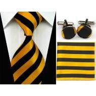 Manžetové gombíky s kravatou Erinye A019 - cena, porovnanie
