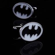 Manžetové gombíky Batman (Betman) bílá 0080 - cena, porovnanie