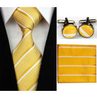 Manžetové knoflíčky s kravatou Thanatos A060 - cena, porovnanie