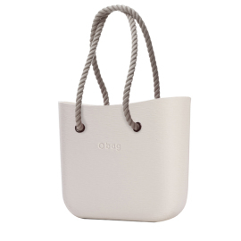 Obag Wavy Texture Ivory s povrazom