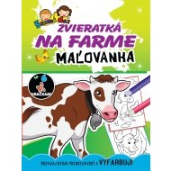 Maľovanka so 6 hračkami - Zvieratká na farme - cena, porovnanie