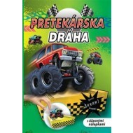 Pretekárska dráha s úžasnými nálepkami + 2 hračky autíčka - cena, porovnanie