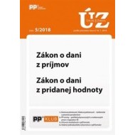 UZZ 5/2018 Zákon o dani z príjmov, Zákon o dani z pridanej hodnoty - cena, porovnanie