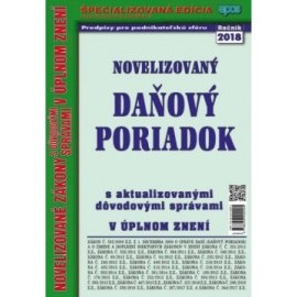 Novelizovaný daňový poriadok 4/2018