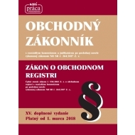 Obchodný zákonník – XV. doplnené a aktualizované vydanie platné od 1. marca 2018 - cena, porovnanie