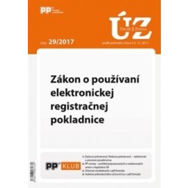 UZZ 29 2017 Zákon o používaní elektronickej registračnej pokladnice