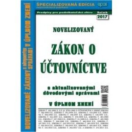 Novelizovaný zákon o účtovníctve 20/2017