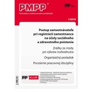 PMPP 1/2018 Postup zamestnávateľa pri registrácii zamestnanca na účely sociálneho a zdravotného pois - cena, porovnanie