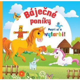 Báječné poníky - Pozri si a vyfarbi!