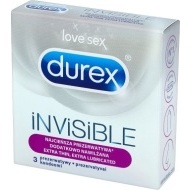 Durex Invisible Extra Thin 3ks