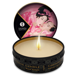 Shunga Massage Candle Rose Petals 30ml