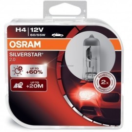 Osram H4 Silverstar +60 P43t 55W 2ks
