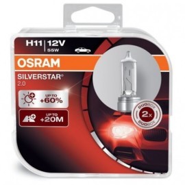 Osram H11 Silverstar +60 PGJ19-2 55W 2ks