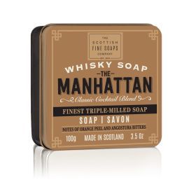 Scottish Fine Soaps Mydlo v plechovej krabičke Manhattan Cocktail