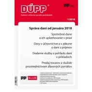 DUPP 1 2018 Správa daní od januára 2018 - cena, porovnanie